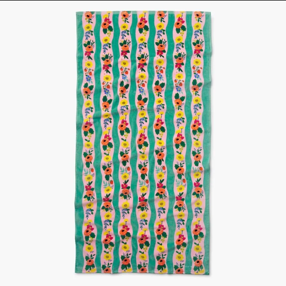 Rifle Paper Co. - Climbing Roses Beach Towel